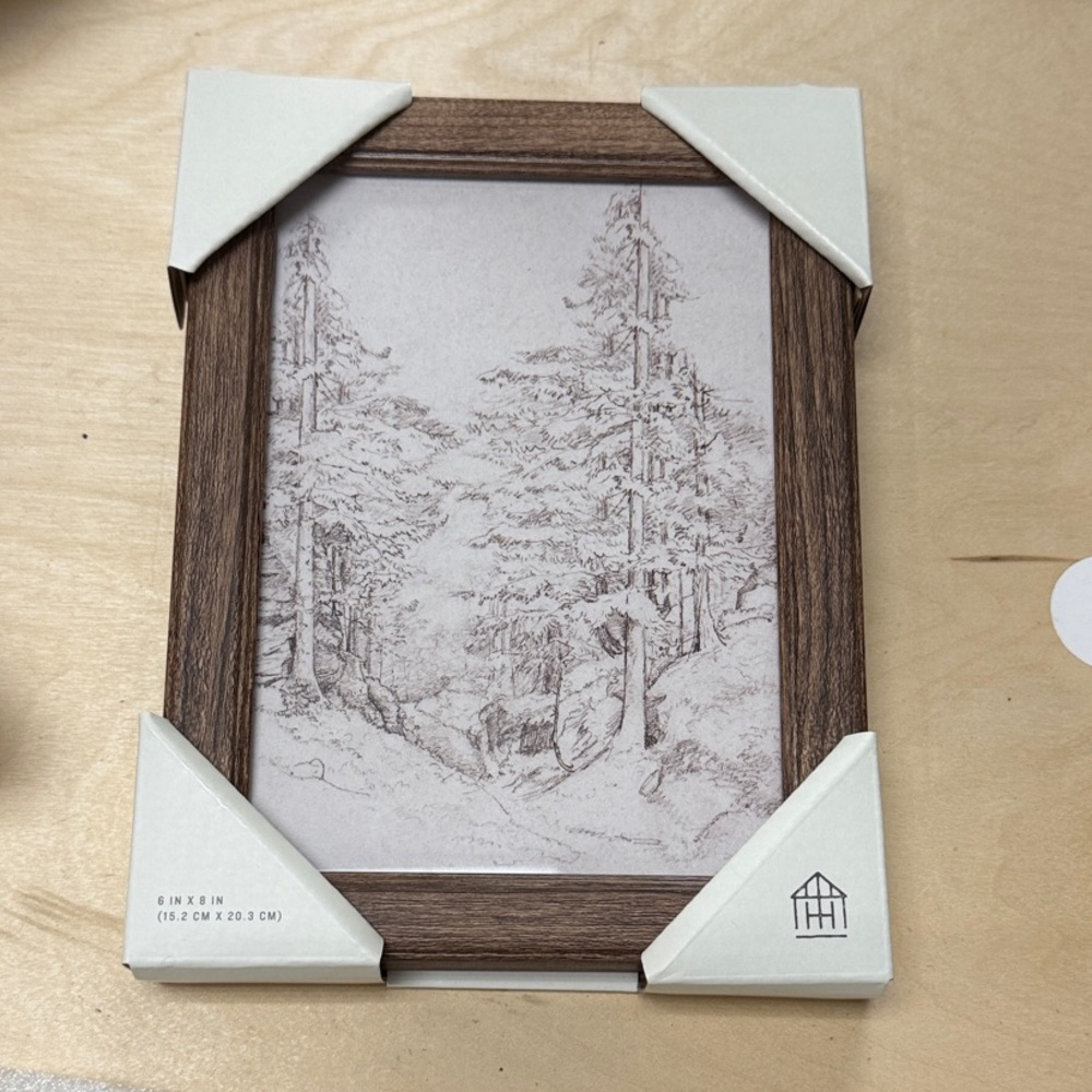 Hearth & Hand Rustic Brown Picture Frame